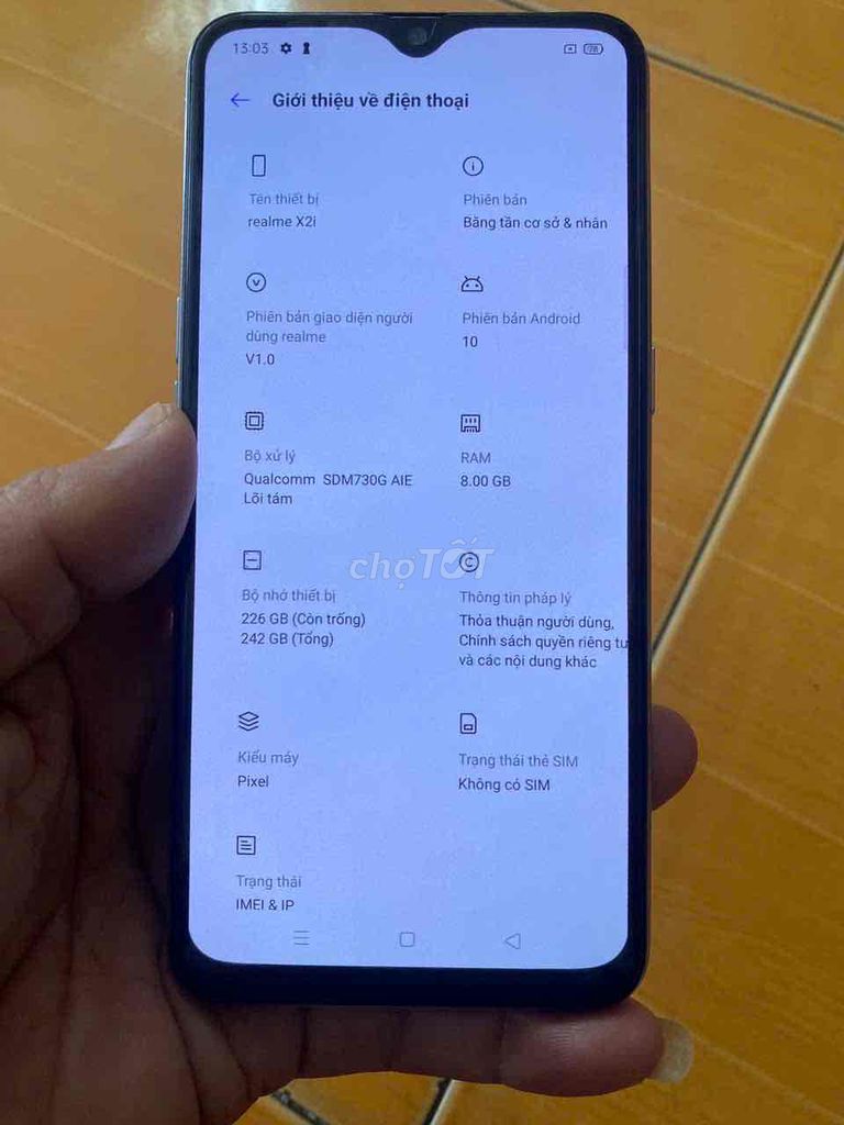 Realme X2i 256GB Xanh tím. Mua bán Điện thoại tại Thành phố Thủ Đức Tp Hồ Chí Minh được đăng bởi Thanh Tâm hình 1
