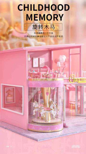 0794722843 - [Dollhouse Childhood Memory] Mô hình nhà gỗ DIY