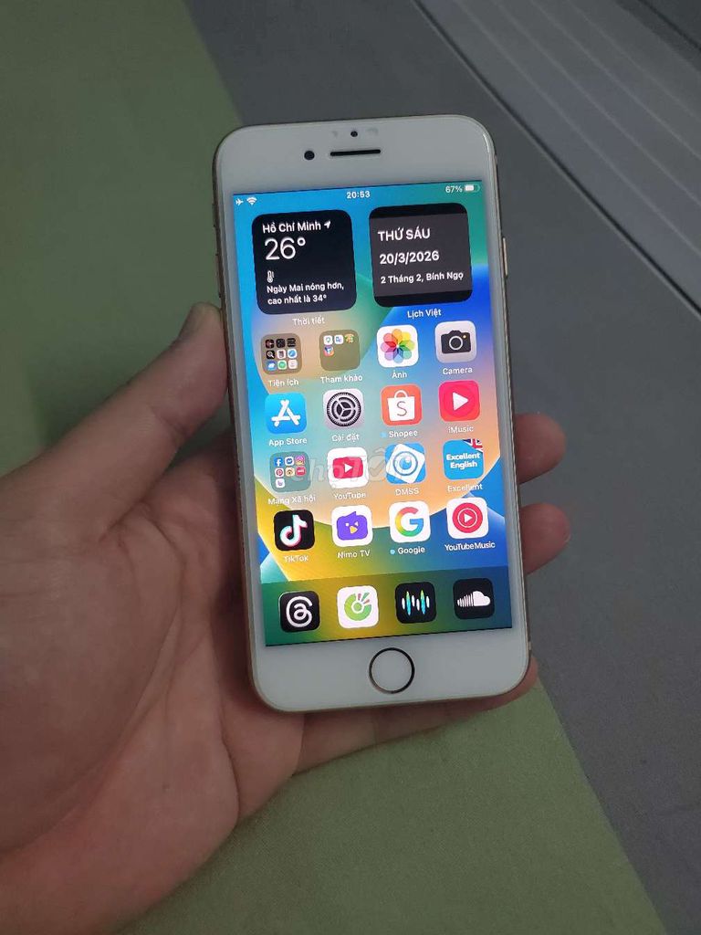 Apple iPhone 8 Vàng hồng. Mua bán Điện thoại tại Quận 8 Tp Hồ Chí Minh được đăng bởi Điền hình 1
