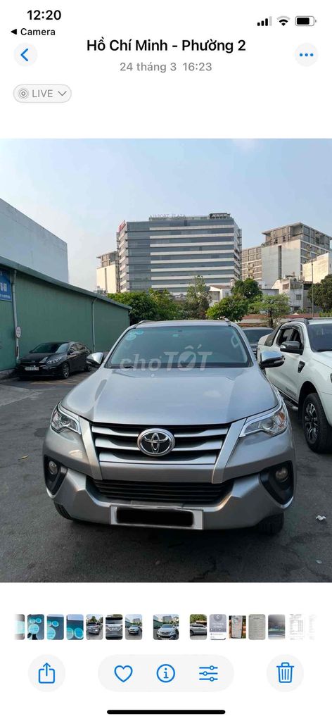 Toyota Fortuner 2017 2.4G 4x2 MT - 170000 km