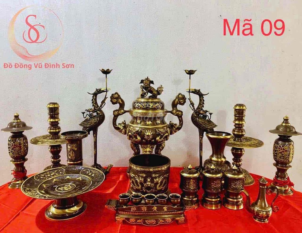Bộ lư đỉnh đồng Đồ Đồng Vũ Đình Sơn. Mua bán Đồ sưu tầm, đồ cổ tại Huyện Thiệu Hóa Thanh Hóa được đăng bởi Đồ đồng Vũ Đình Sơn  hình 1
