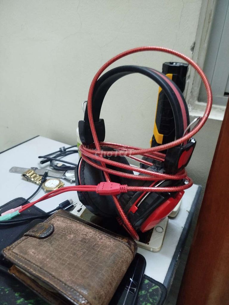 Tai nghe có dây GT8 Đỏ, Đen Học tập. Mua bán Tivi, Âm thanh tại Quận Hải An Hải Phòng được đăng bởi phạm Tuấn  hình 1