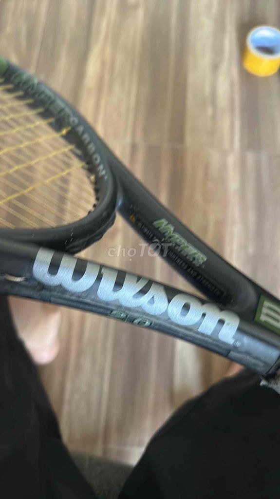 Vợt tennis Wilson Hyper Hammer 2.0 Carbon Đen. Mua bán Đồ thể thao, Dã ngoại tại Quận Ngũ Hành Sơn Đà Nẵng được đăng bởi Nzxt Man hình 1