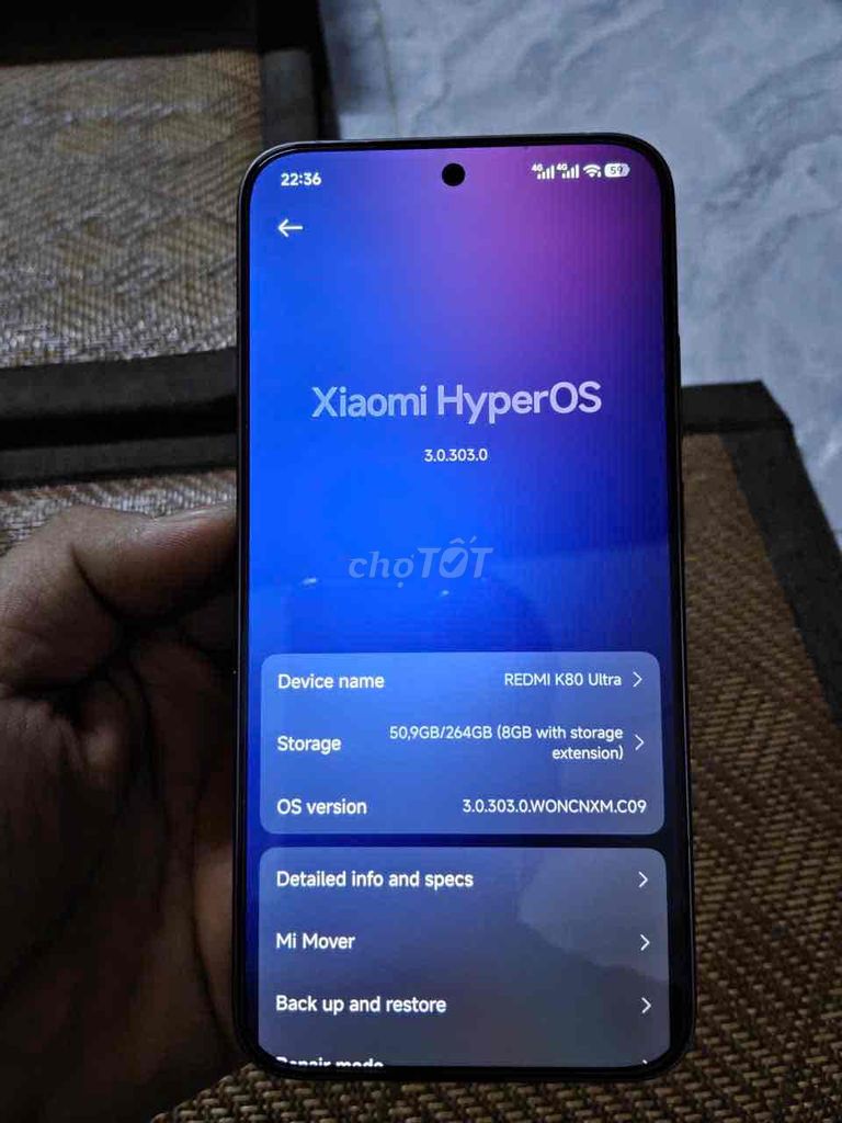 Xiaomi Redmi K80 Ultra 12/256 có gl giao lưu. Mua bán Điện thoại tại Quận 6 Tp Hồ Chí Minh được đăng bởi võ Long triều hình 1