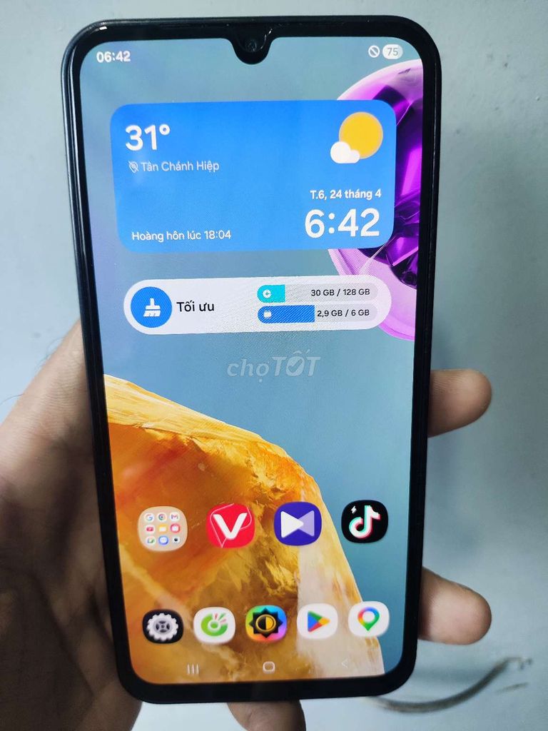 Samsung M15 6/128GB pin 6k bản 1 Sim. Mua bán Điện thoại tại Thành phố Thuận An Bình Dương được đăng bởi Sơn hình 1