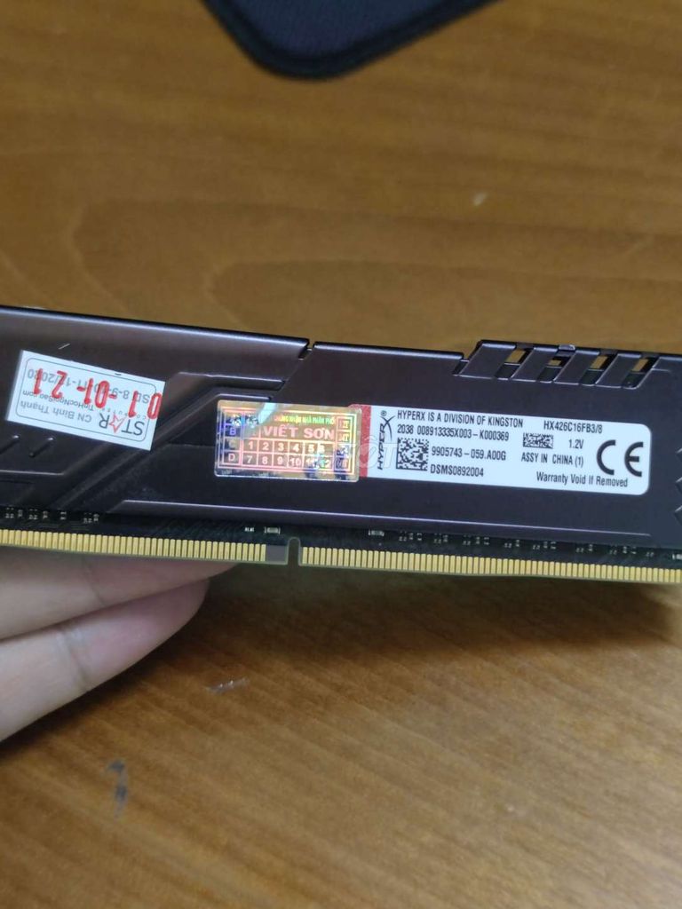 RAM Kingston HyperX Fury DDR4 8GB Bus 2666 Tản . Mua bán Linh kiện (RAM, Card...) tại Thành phố Kon Tum Kon Tum được đăng bởi Phạm Sơn hình 1