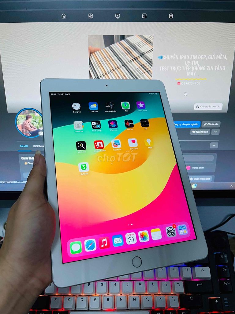 Apple iPad Gen 6 32GB 4g. Mua bán Máy tính bảng tại Quận Hoàng Mai Hà Nội được đăng bởi Văn Hiếu hình 1