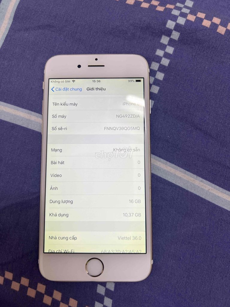 Apple iPhone 6 16GB. Mua bán Điện thoại tại Quận Hà Đông Hà Nội được đăng bởi Nguyễn Bá Tùng hình 1
