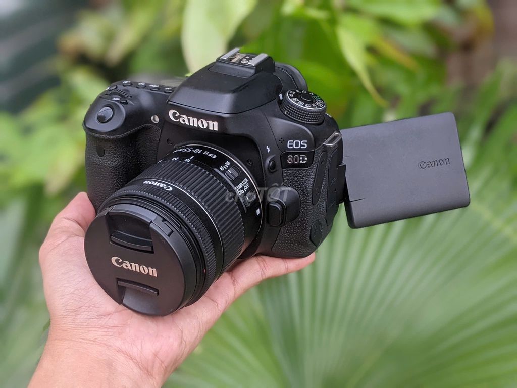 [Máy ảnh KTS] Canon 80D DSLR Đen kèm lens 18-55. Mua bán Máy ảnh, Máy quay tại Quận 6 Tp Hồ Chí Minh được đăng bởi may anh KTS hình 1
