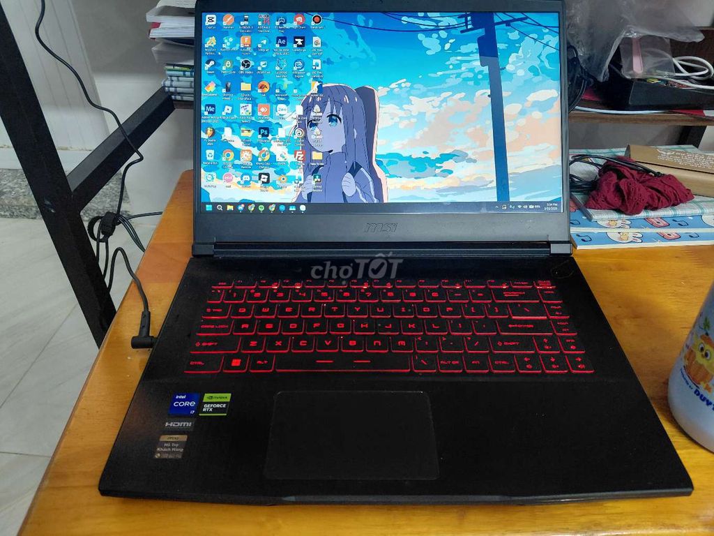 MSI GF63 12UC i7-12650H 16GB/RTX 3050. Mua bán Laptop tại Quận Bình Tân Tp Hồ Chí Minh được đăng bởi Hồ Nguyên Khang hình 1
