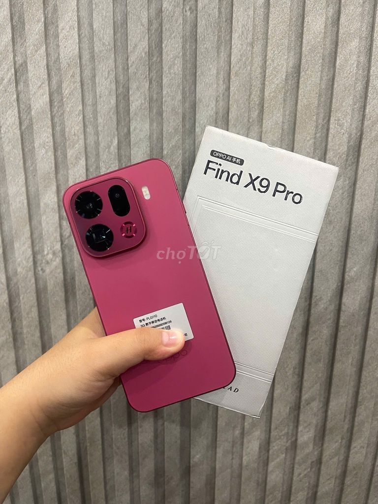 Oppo Find X9 Pro Đỏ 16.512Gb Xách tay. Mua bán Điện thoại tại Quận Tân Bình Tp Hồ Chí Minh được đăng bởi Đăng Khoa Store hình 1