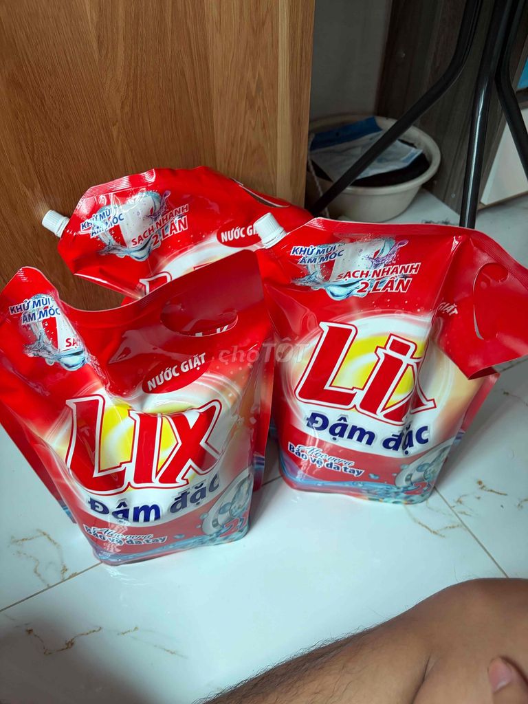 Nước giặt Lix Đậm đặc 3 túi. Mua bán Thiết bị vệ sinh, nhà tắm tại Quận Hà Đông Hà Nội được đăng bởi Nguyên cương hình 1