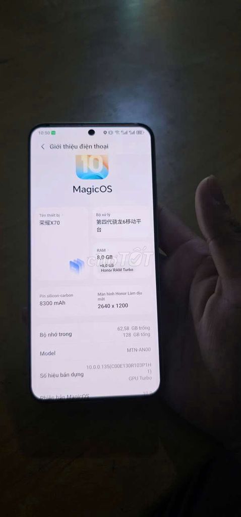 Honor X70 8GB/128GB Xanh nhạt. Mua bán Điện thoại tại Thị xã Bến Cát Bình Dương được đăng bởi thành văn hình 1