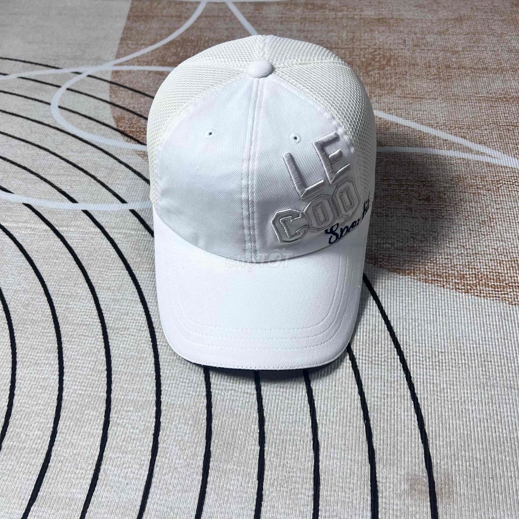 Mũ lưỡi trai Lecoq Sportif Trắng. Mua bán Phụ kiện thời trang khác tại Huyện Đức Trọng Lâm Đồng được đăng bởi Black 2hand  hình 1
