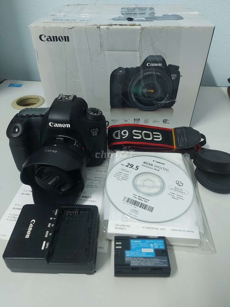 Canon 6D đẹp 19K shots còn Hộp.. Mua bán Máy ảnh, Máy quay tại Quận Lê Chân Hải Phòng được đăng bởi MAYANHVUI hình 1