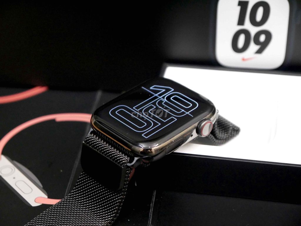 Apple Watch Series 6 44mm Thép Đen 99%, Giá sale. Mua bán Thiết bị đeo thông minh tại Quận 6 Tp Hồ Chí Minh được đăng bởi KHÁNH HUNTER hình 1