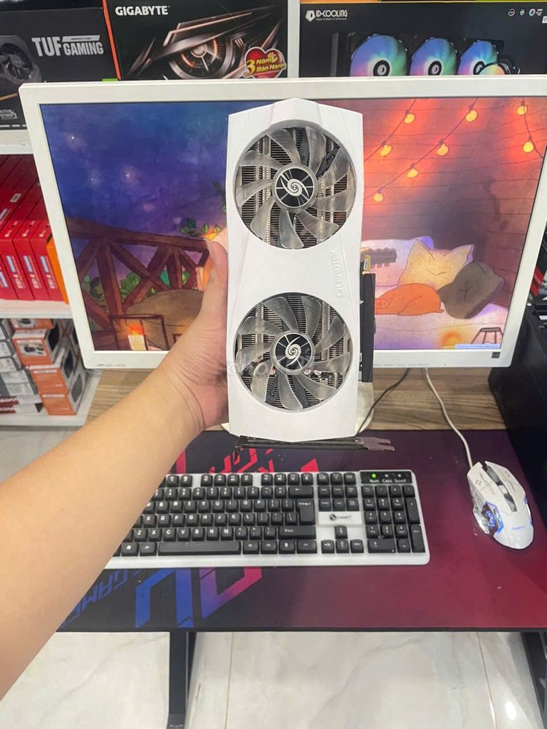 Lên con LEADTEK RTX 3060 HURRICANE WHITE EDITION