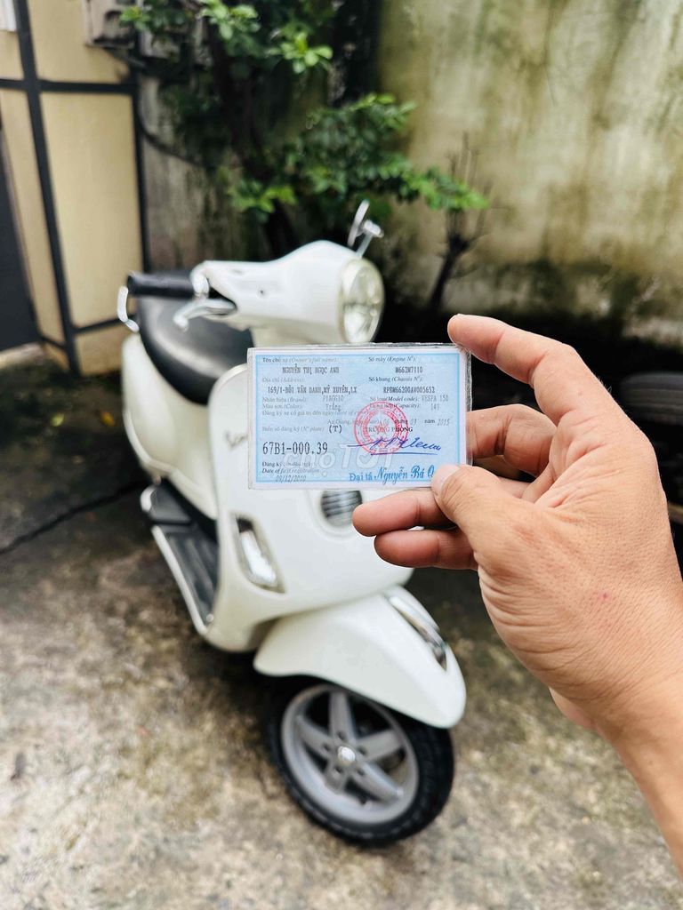 VESPA LX 150CC ZIN NGUYÊN CON BS 00039... Mua bán Xe máy tại Quận 12 Tp Hồ Chí Minh được đăng bởi Ta Thanh Thai hình 2