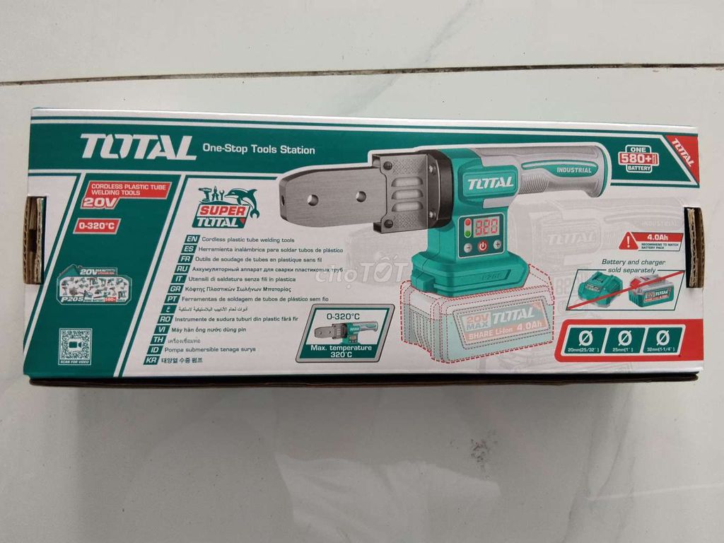 TOTAL TWTLI2018 Máy hàn ống nước Xanh, Xám. Mua bán Đồ chuyên dụng, Giống nuôi trồng tại Quận Ô Môn Cần Thơ được đăng bởi Duy Nguyễn Ô Môn hình 1