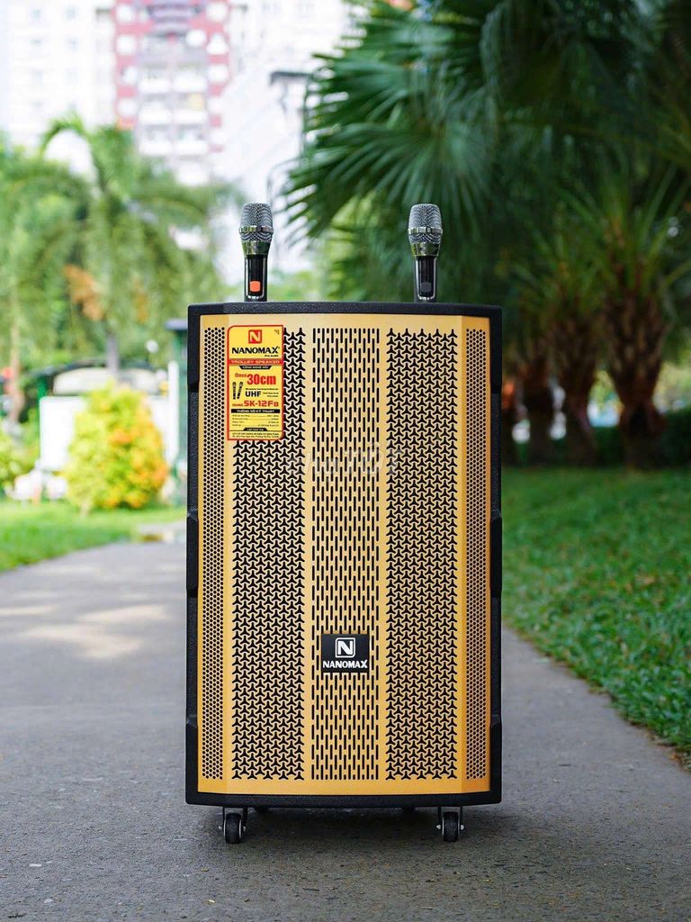Loa kéo Nanomax SK-12F8 thùng gỗ 30cm. Mua bán Tivi, Âm thanh tại Thành phố Đồng Xoài Bình Phước được đăng bởi Điện tử Tuấn Doanh hình 1