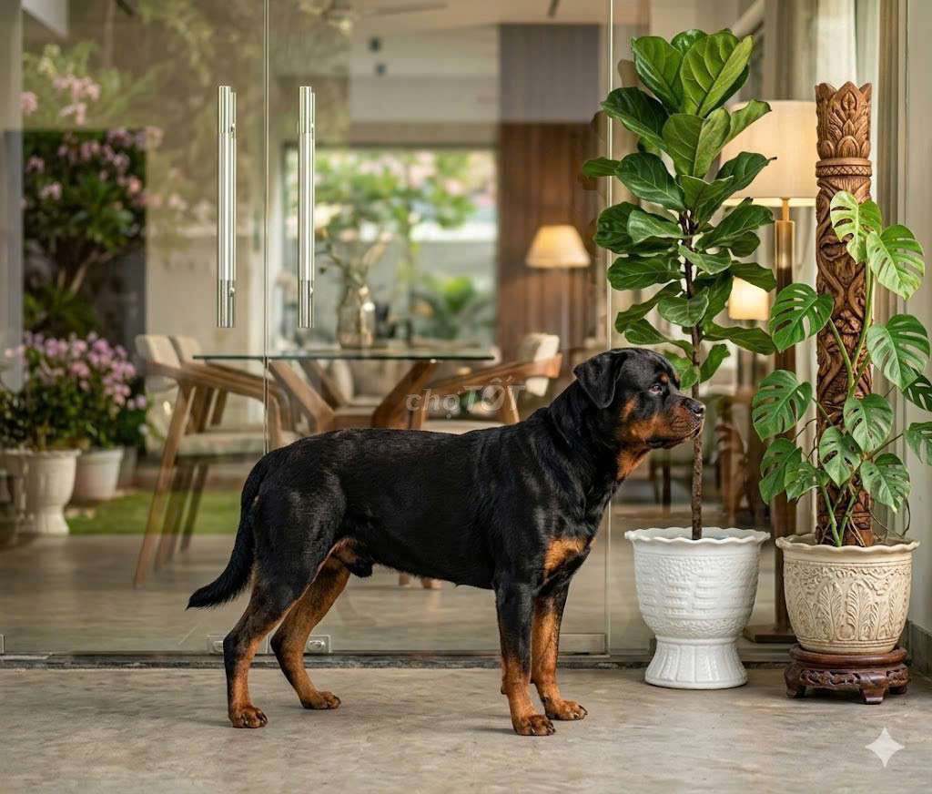 Chó Rottweiler đực 40kg. Mua bán Chó tại Quận 12 Tp Hồ Chí Minh được đăng bởi Hang Tran hình 1
