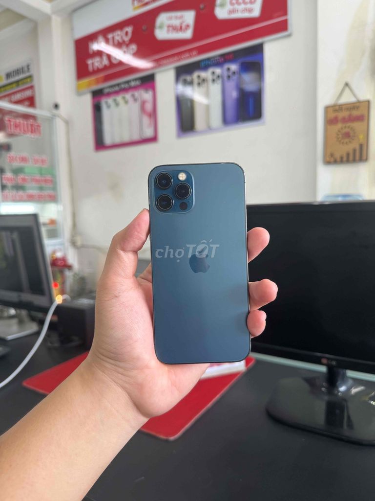 iPhone 12 Pro 128GB Xanh Zin bản quốc tế. Mua bán Điện thoại tại Quận Gò Vấp Tp Hồ Chí Minh được đăng bởi Tony Mobile hình 1