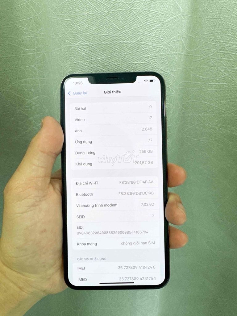 Apple iPhone XS Max 256GB Vàng Đã sử dụng. Mua bán Điện thoại tại Thành phố Đà Lạt Lâm Đồng được đăng bởi Quang Vinh hình 1