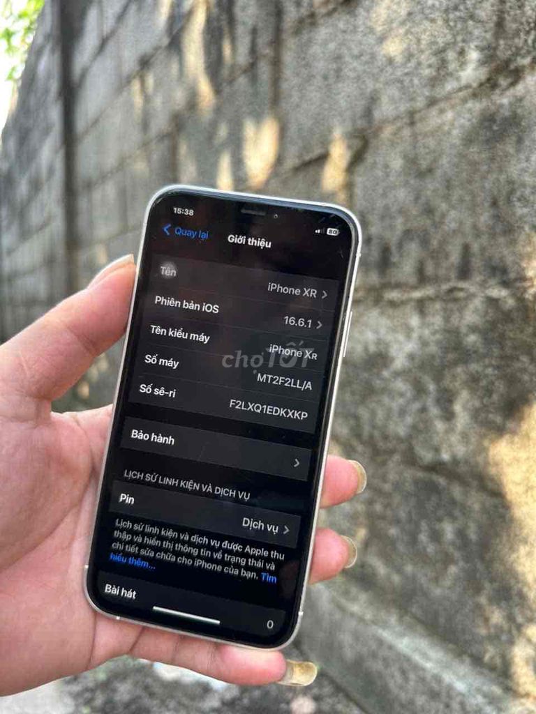Apple iPhone XR độ vỏ 16Trắng Đang dùng tốt. Mua bán Điện thoại tại Thành phố Dĩ An Bình Dương được đăng bởi Thành Lê hình 1
