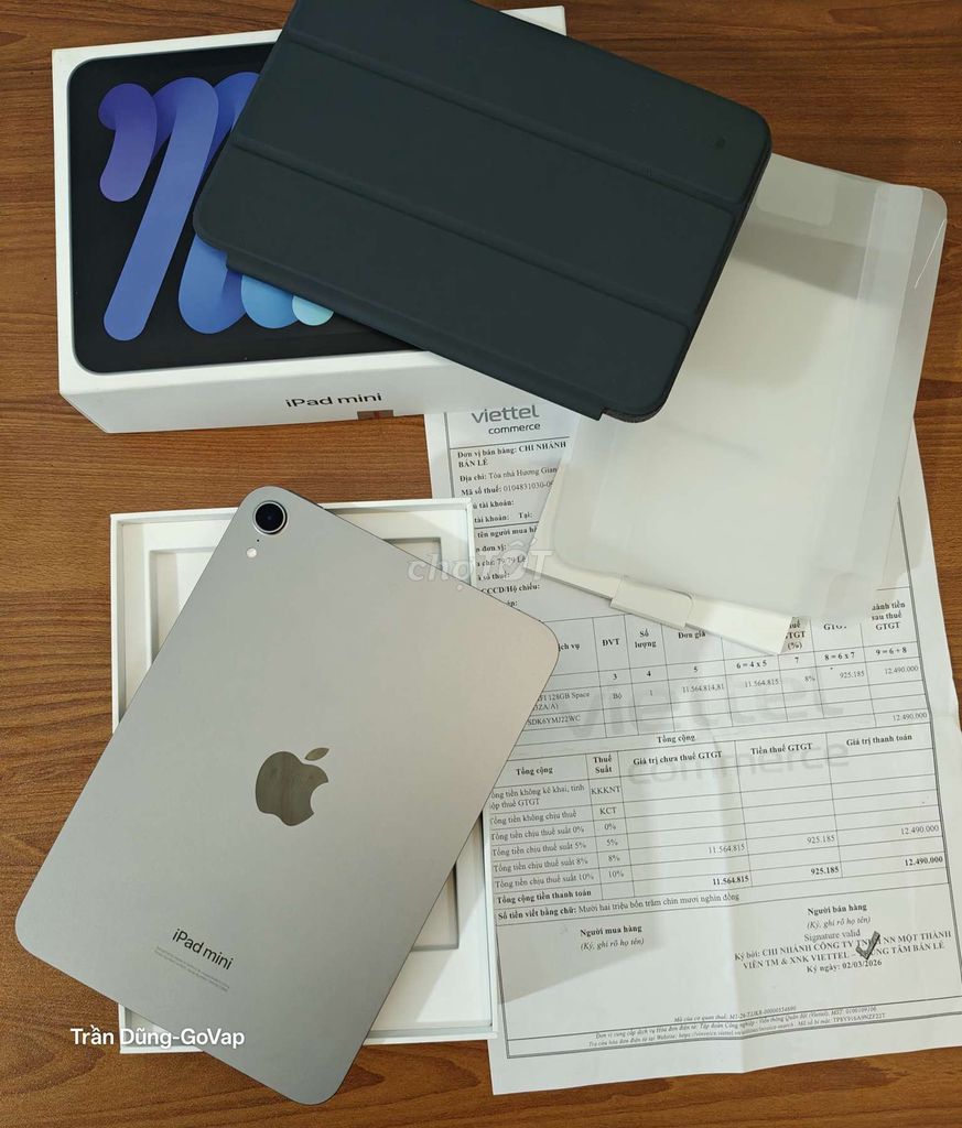 iPad Mini 7 128GB Xám Viettel mới mua sạc 4 lần. Mua bán Máy tính bảng tại Quận Gò Vấp Tp Hồ Chí Minh được đăng bởi Trần Dũng Tablet hình 1