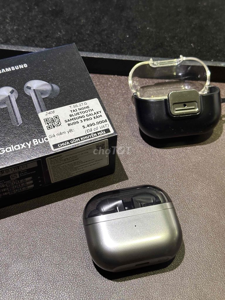 Tai nghe Bluetooth Samsung Galaxy Buds 3 Pro Xám. Mua bán Tivi, Âm thanh tại Thành phố Thủ Đức Tp Hồ Chí Minh được đăng bởi Minh Sang Store Góp Bao Nợ Xấu hình 1