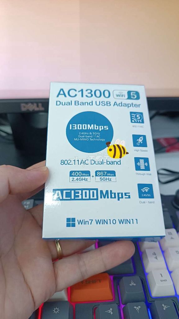 ✏Usb bắt wifi tốt thay mạng dây.