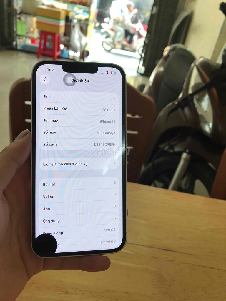 Apple iPhone 13 128GB Trắng. Mua bán Điện thoại tại Quận Gò Vấp Tp Hồ Chí Minh được đăng bởi Tú hình 1