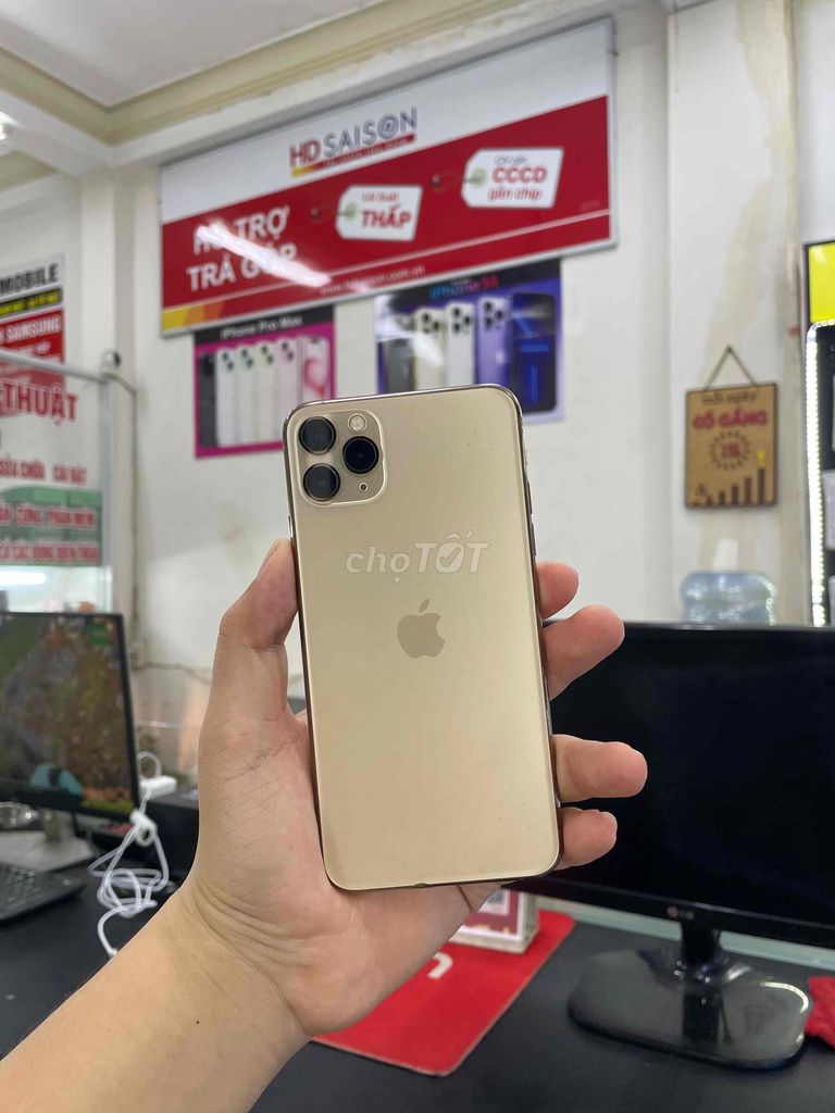 iPhone 11 Pro Max 64GB quốc tế gold. Mua bán Điện thoại tại Quận Gò Vấp Tp Hồ Chí Minh được đăng bởi Tony Mobile hình 1