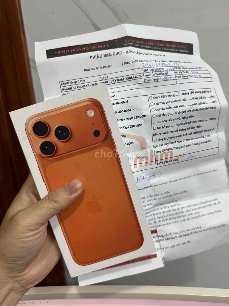iphone 17promax 256g vna liknew bh 5/2027. Mua bán Điện thoại tại Quận Lê Chân Hải Phòng được đăng bởi hoang anh hình 1
