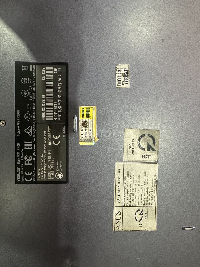 Asus X510U i5-7200U 4GB/128GB Đen 85%. Mua bán Laptop tại Quận Sơn Trà Đà Nẵng được đăng bởi Hưng hình 1