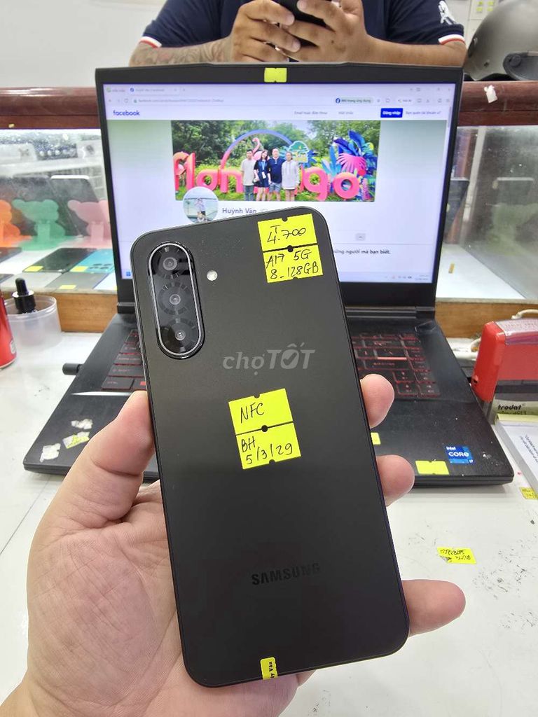 Samsung A17 5G 8GB/128GB Đen . Mua bán Điện thoại tại Thành phố Long Xuyên An Giang được đăng bởi Facebook Cầm Đồ Thúy Vân hình 1