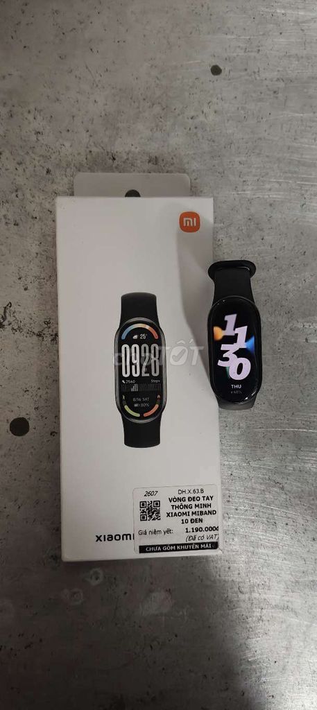 Xiaomi Mi Band 10 Đen hàng Cellphone S. Mua bán Thiết bị đeo thông minh tại Thành phố Biên Hòa Đồng Nai được đăng bởi Kây hình 1
