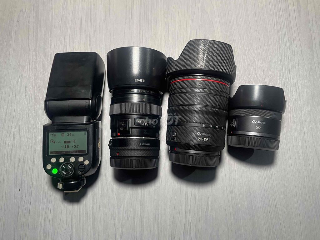 Ống kính Canon RF 24-105 Đã sử dụng. Mua bán Máy ảnh, Máy quay tại Huyện Cái Bè Tiền Giang được đăng bởi Duy Khanh hình 1