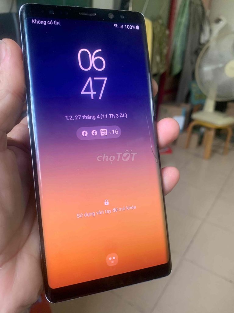 Samsung Note 8 Xám 2 SIM. Mua bán Điện thoại tại Quận 8 Tp Hồ Chí Minh được đăng bởi Phuoc Chau hình 1