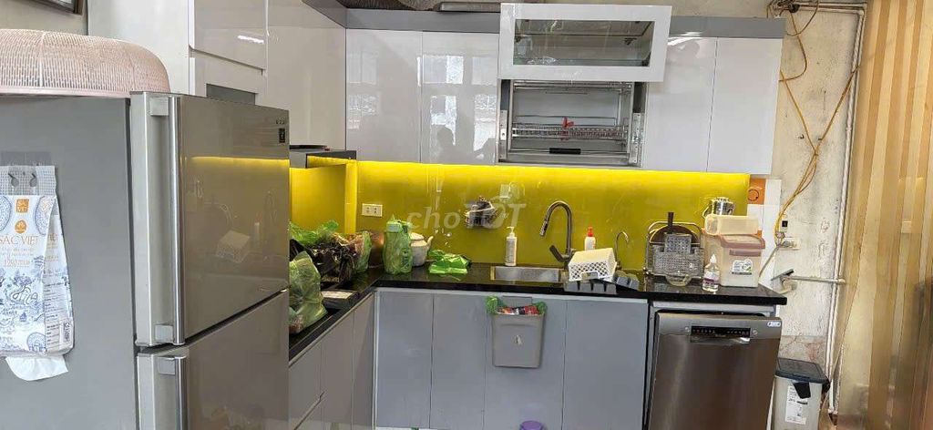 Tủ bếp gỗ MDF Acrylic Trắng Xám. Mua bán Tủ, kệ gia đình tại Quận Hà Đông Hà Nội được đăng bởi Vũ văn khương hình 1