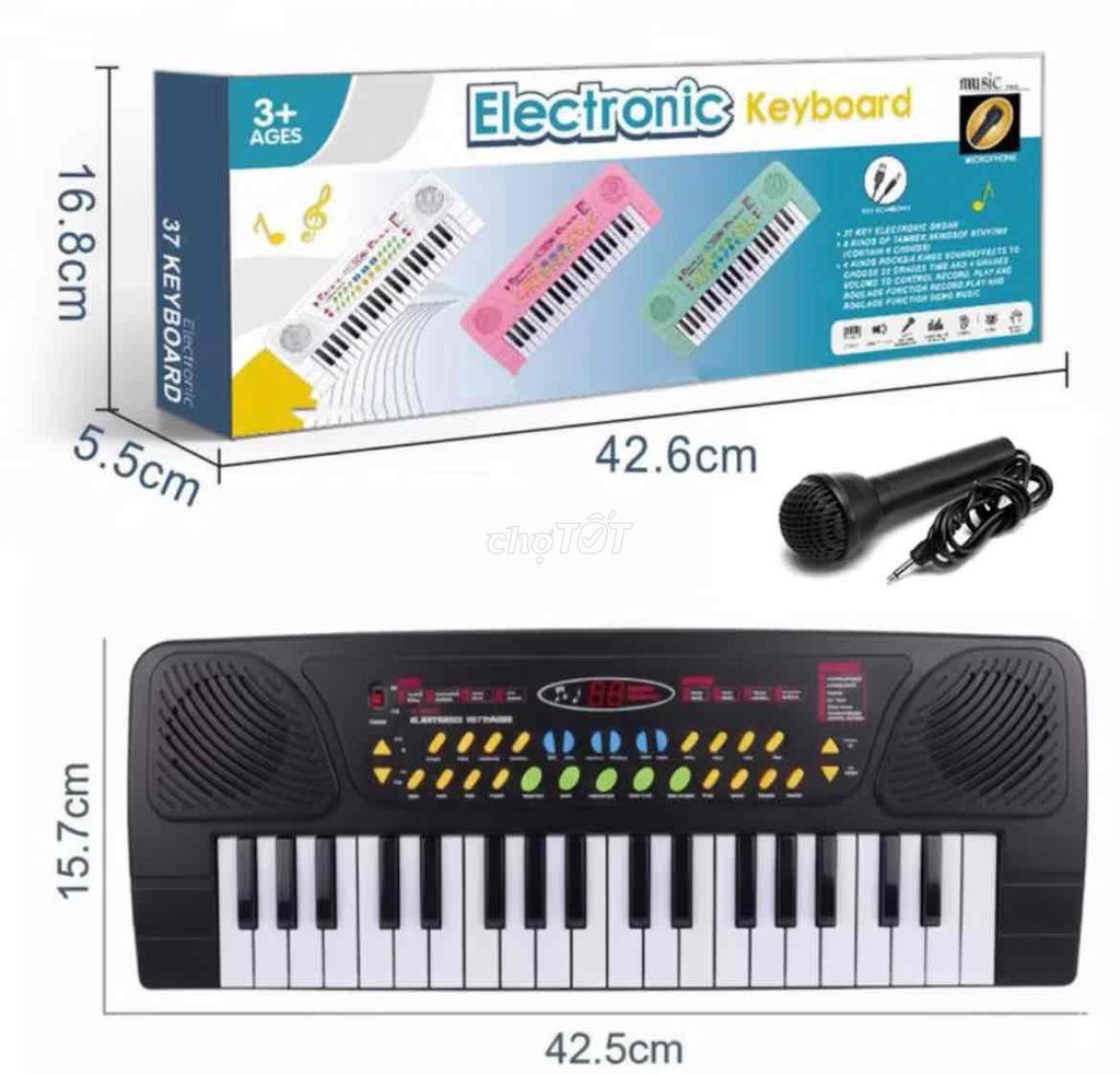 Đàn Piano Điện Tử 37 Phím Kèm Micro Cho Bé. Mua bán Mẹ và bé tại Huyện Bình Chánh Tp Hồ Chí Minh được đăng bởi Bình An hình 1