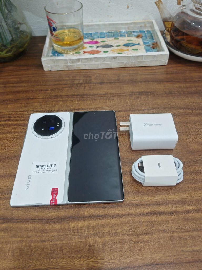 Vivo X-Fold 3 16/256 trắng sạc 80w có ship COD. Mua bán Điện thoại tại Quận Hoàng Mai Hà Nội được đăng bởi Trần Ngọc Hiếu hình 1
