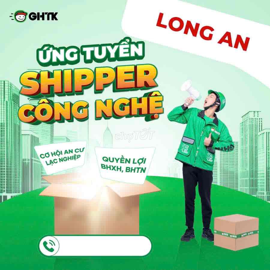 TUYỂN SHIPPER GIAO HÀNG TẠI ĐỨC HOÀ