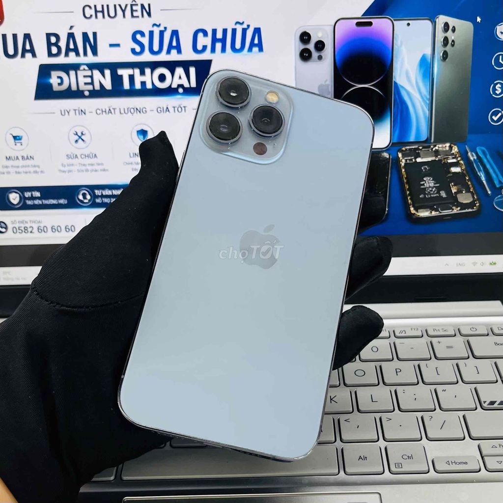Apple iPhone 13 Pro Max 128GB Xám Quốc Tế. Mua bán Điện thoại tại Thành phố Biên Hòa Đồng Nai được đăng bởi DT MOBILE BIÊN HOÀ hình 1