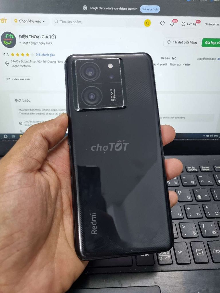 REDMI K60 ULTRA 12GB.256GB DIMENSITY 9200+ ZIN. Mua bán Điện thoại tại Quận Bình Thạnh Tp Hồ Chí Minh được đăng bởi Dân Mobile hình 1