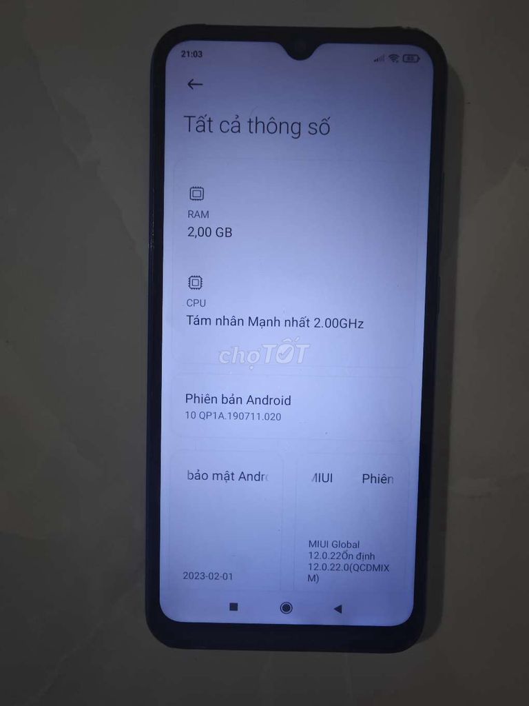 Xiaomi Redmi 9A 32GB Xanh Hư camera sau. Mua bán Điện thoại tại Quận Bình Thạnh Tp Hồ Chí Minh được đăng bởi Nam hình 1
