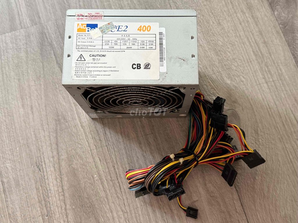 Nguồn Acbel CE2 400 400w công suất thực - Cũ. Mua bán Linh kiện (RAM, Card...) tại Thành phố Biên Hòa Đồng Nai được đăng bởi VI TÍNH LÊ TOÀN hình 1