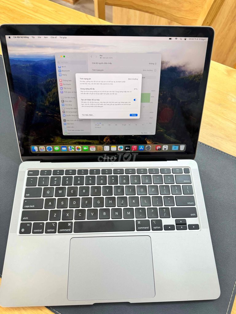 Apple MacBook Air M1 8GB/256GB Bạc. Mua bán Laptop tại Quận Thanh Khê Đà Nẵng được đăng bởi Hoàng tú hình 1