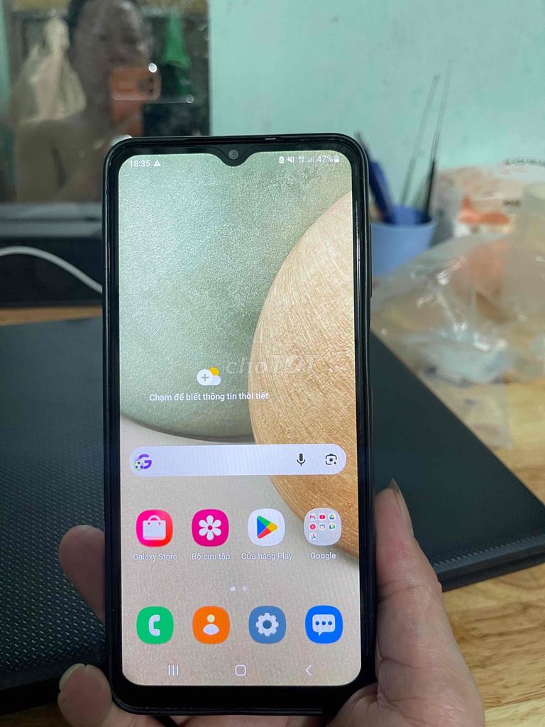 Samsung Galaxy A12 Đen. Mua bán Điện thoại tại Thành phố Thuận An Bình Dương được đăng bởi Bảo Khang hình 1