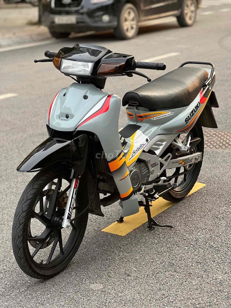 Satria 120 Xám Xi Măng. Mua bán Xe máy tại Quận Hoàng Mai Hà Nội được đăng bởi Sport Motor hình 1